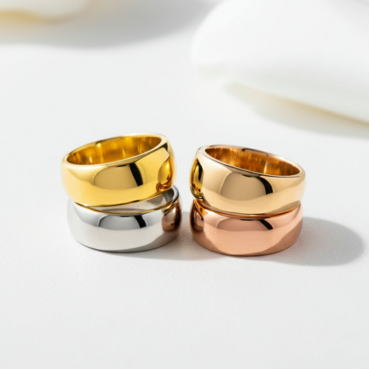 Dome stackable rings