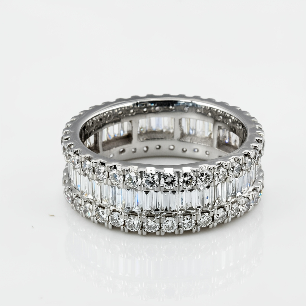 Baguette eternity band