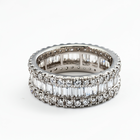 Baguette eternity band