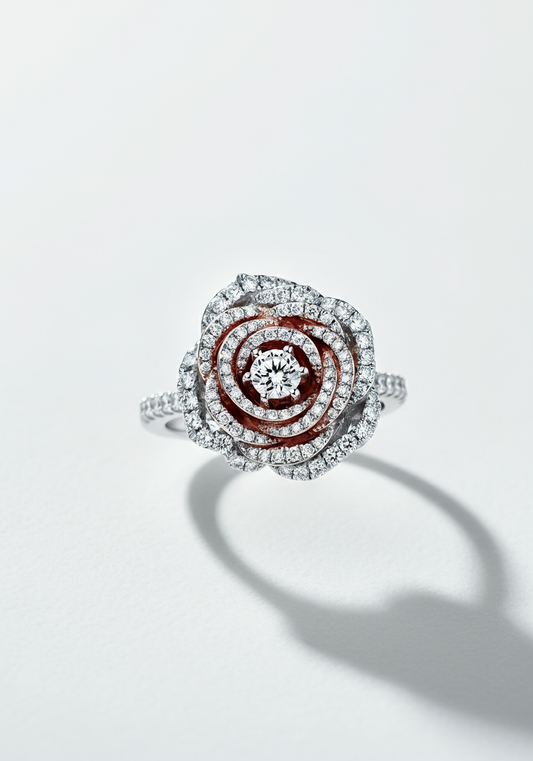 Rose diamond ring