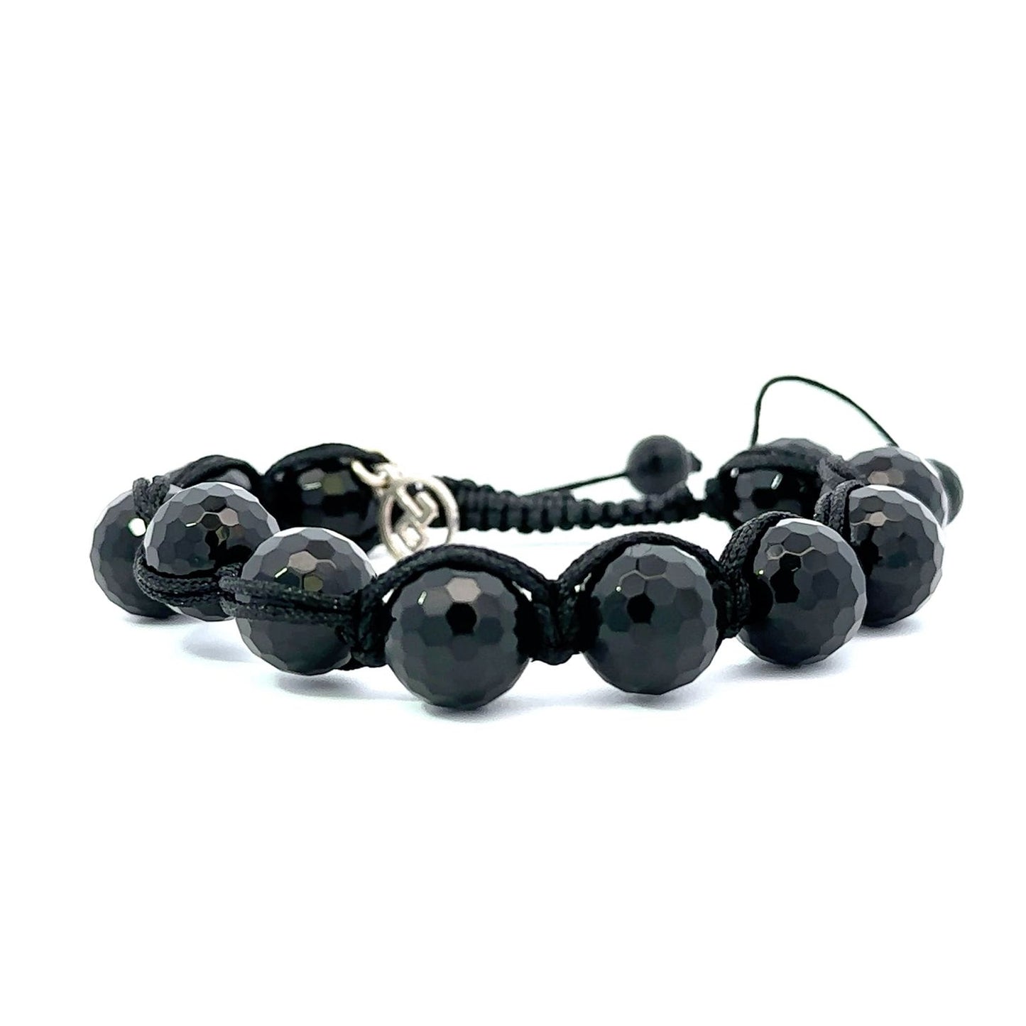 Black onyx beads bracelet
