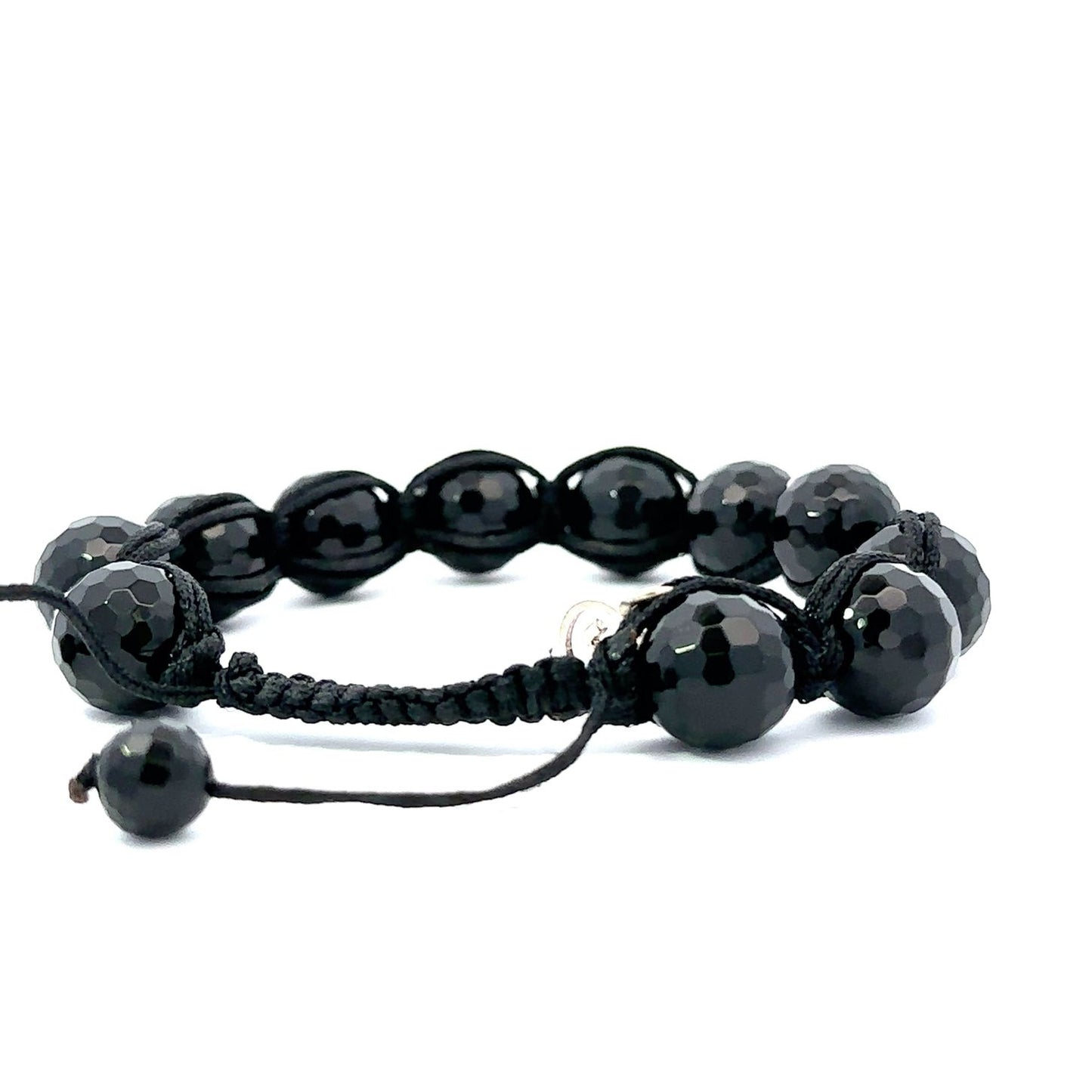 Black onyx beads bracelet