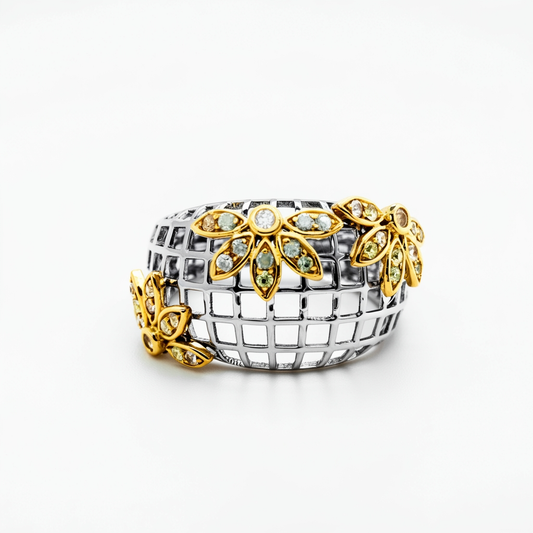 Flower basket ring